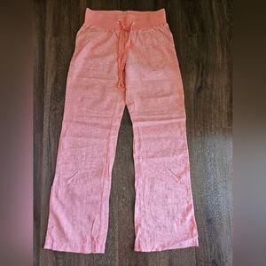 GUESS Linen Wide Legs Coral Pants